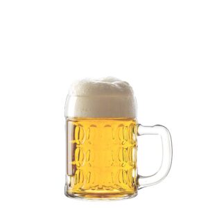 Decorative Thumb Rest Beer Mug