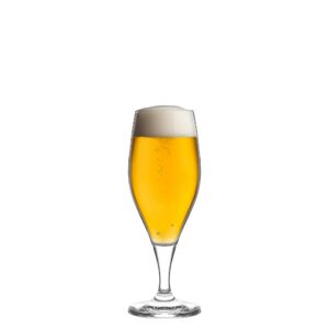 Slim Bulb-Shaped Stemmed Beer Glass